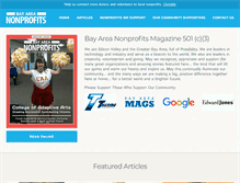 Tablet Screenshot of bayareanonprofits.org